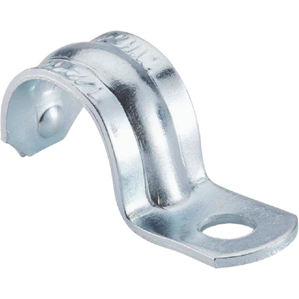 Halex 1/2 In. Click-On EMT 1-Hole Conduit Strap (4-Pack) 96151