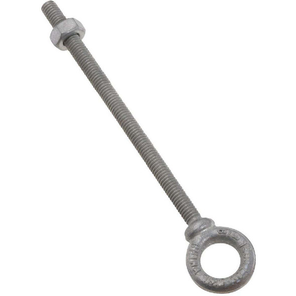 National Hardware 3/8 In. x 6 In. Galvanized Eye Bolt N245-142 Pack of 3