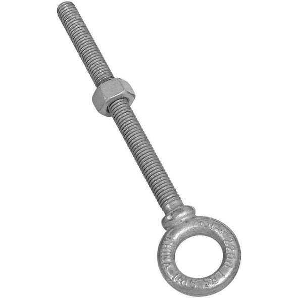 National Hardware 1/2 In. x 6 In. Galvanized Eye Bolt N245-167 Pack of 3