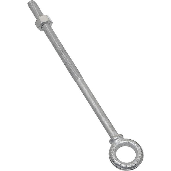 National Hardware 1/2 In. x 10 In. Galvanized Eye Bolt N245-183 Pack of 3