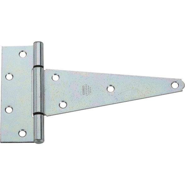 National Hardware 8 In. Zinc-Plated Steel Heavy-Duty Tee Hinge Pack of 5