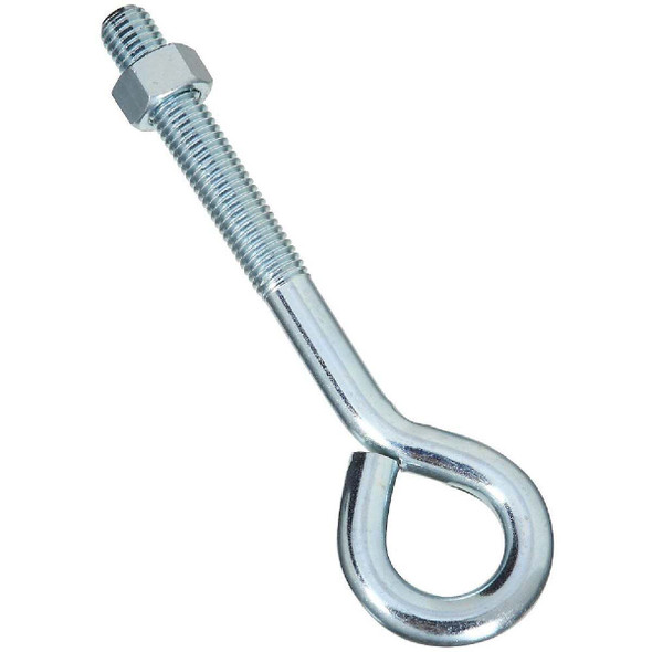 National Hardware 5/8 In. x 8 In. Zinc Eye Bolt with Hex Nut N347-674