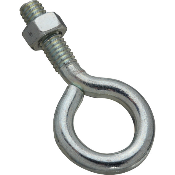 National Hardware 5/16 In. x 2-1/2 In. Zinc Eye Bolt with Hex Nut N221-150