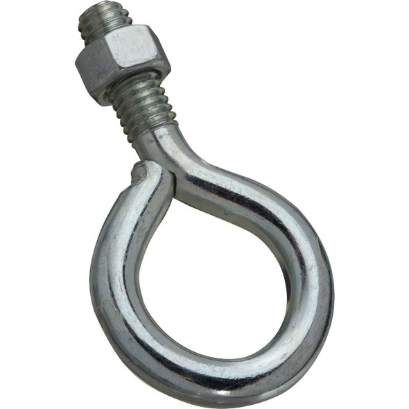 National Hardware 3/8 In. x 3 In. Zinc Eye Bolt with Hex Nut N221-259