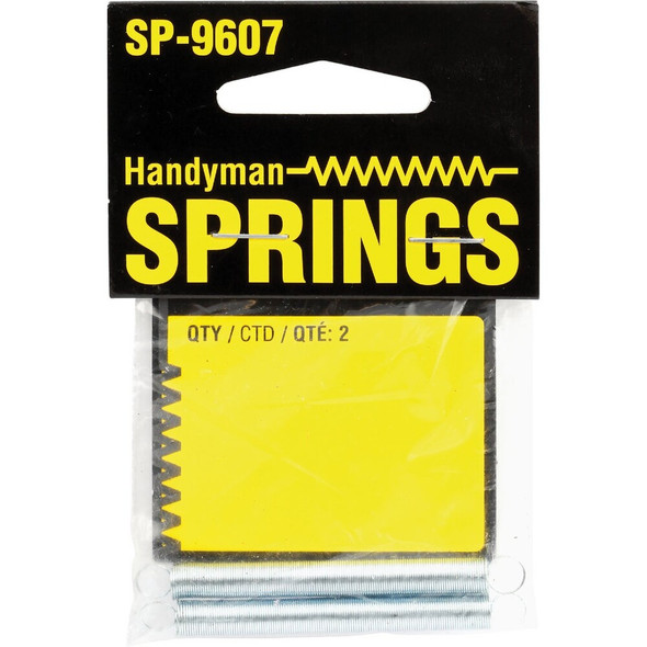 Prime-Line Handyman 0.016 Ga 1-4 In. x 2-1-2 In. Extension Spring (2-Pack) SP 9607 748588