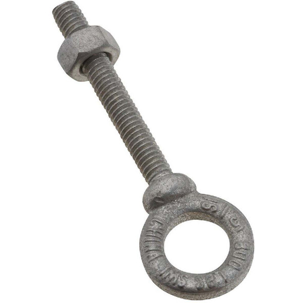National Hardware 5/16 In. x 2-1/4 In. Galvanized Eye Bolt N245-100 Pack of 5