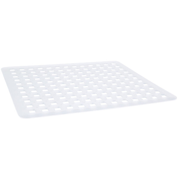 iDesign Sinkworks 11 In. x 12.5 In. Euro Clear PVC Sink Mat 36600