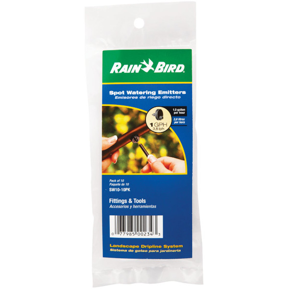 Rain Bird 1 GPH Button Dripper Emitter (10-Pack) Rain Bird 1 GPH Button Dripper Emitter (10-Pack)