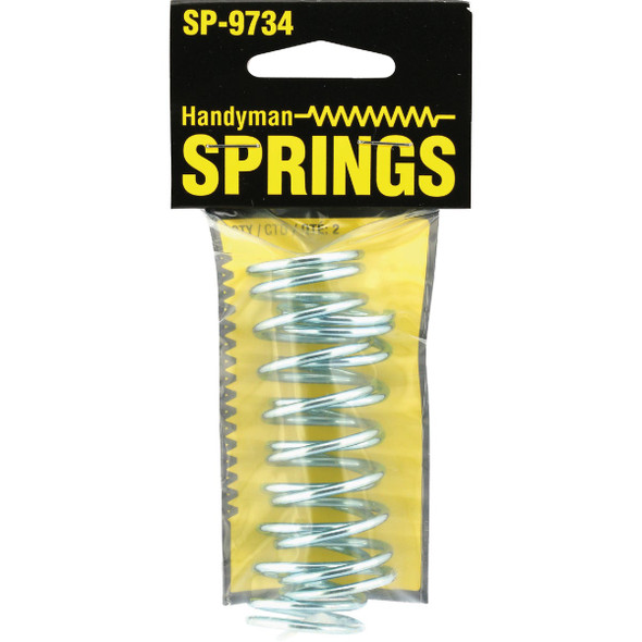 Prime-Line Handyman 0.105 Ga 1-1/8 In. x 3 In. Compression Spring (2-Pack)