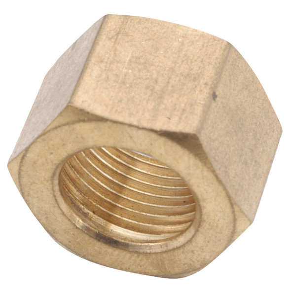 Anderson Metals 5/8 In. Brass Compression Nut (2-Pack) 30061-10 Pack of 10