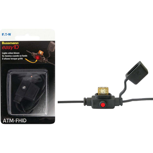 Bussmann 20-Amp #16 Easy ID Illuminating ATM Blade Fuse Holder BP/ATM-FHID