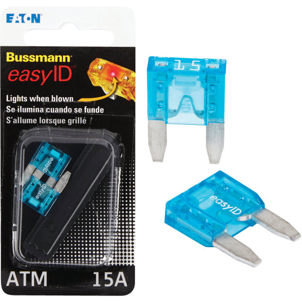 Bussmann 15A 32V ATM Blade Automotive Fuse (2-Pack) BP/ATM-15ID Bussmann 15A 32V ATM Blade Automotive Fuse (2-Pack) BP/ATM-15ID