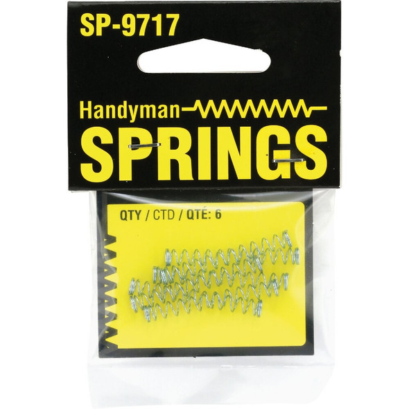 Prime-Line Handyman 0.016 Ga 3-16 In. x 1-3-8 In. Compression Spring (6-Pack) SP 9717 749257