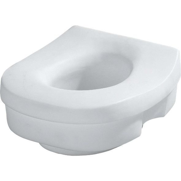 Moen Home Care Elevated Toilet Seat For Round Or Elongated Bowl, Glacier DN7020