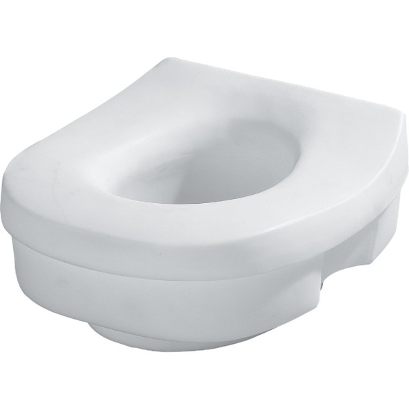 Moen Home Care Elevated Toilet Seat For Round Or Elongated Bowl, Glacier DN7020