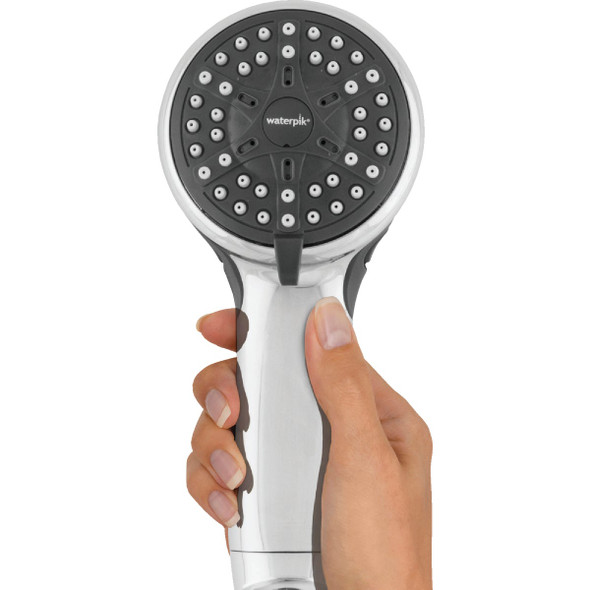 Waterpik EcoFlow 4-Spray 1.6 GPM Handheld Shower, Chrome Waterpik EcoFlow 4-Spray 1.6 GPM Handheld Shower, Chrome
