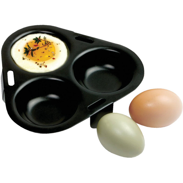 Norpro 3-Egg Non-Stick Egg Poacher 973