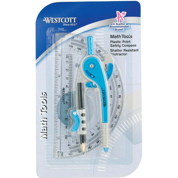 Westcott Compass & Protractor Set (2-Piece) 14558
