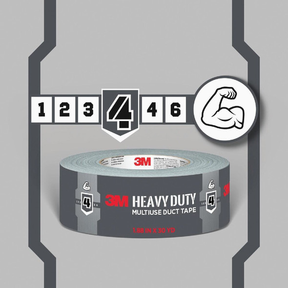3M 1.88 In. x 20 Yd. Heavy Duty Duct Tape, Gray 2120 440884