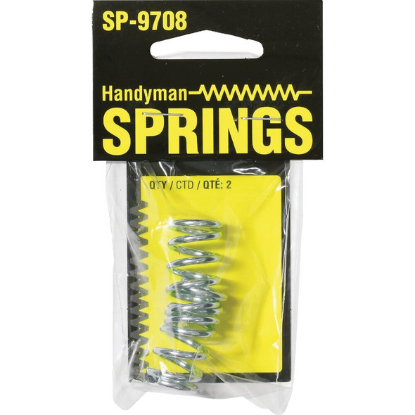 Prime-Line Handyman 0.091 Ga 11-16 In. x 1-1-4 In. Compression Spring (2-Pack) SP 9708 743556