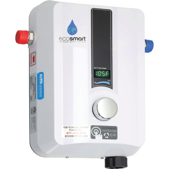 EcoSMART 240V 13.6kW Tankless Electric Water Heater ECO 11