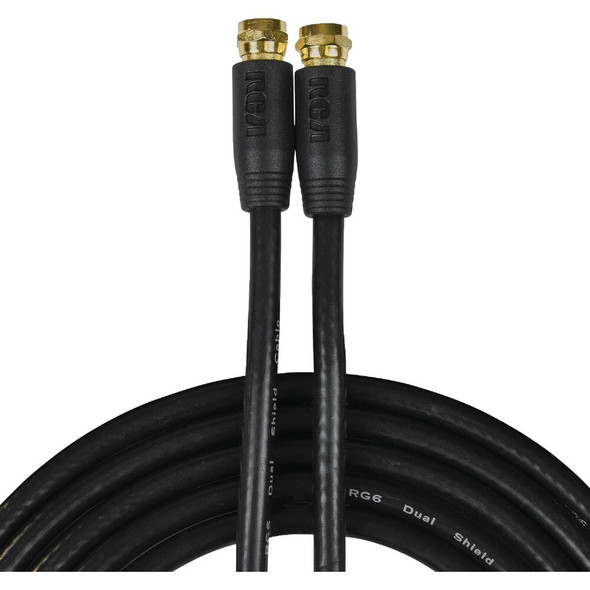 RCA 6 Ft. Black Digital RG6 Coaxial Cable VH606R 532524