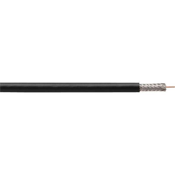Coleman Cable 500 Ft. Black RG6/U 18/1 Coaxial Cable 56918245