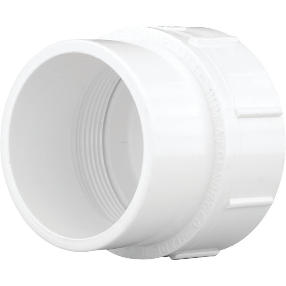 Charlotte Pipe 3" Dwv Cleanout W/Plug PVC 00105X 1000HA