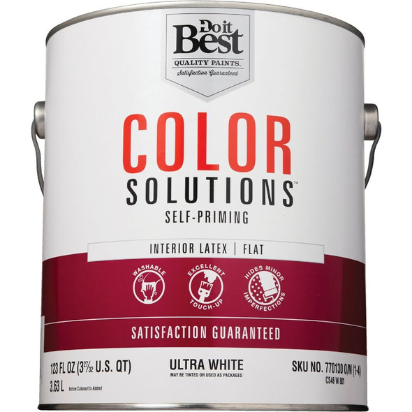 Color Solutions Int Flat Ultra Wht Paint CS46W0801-16 770130