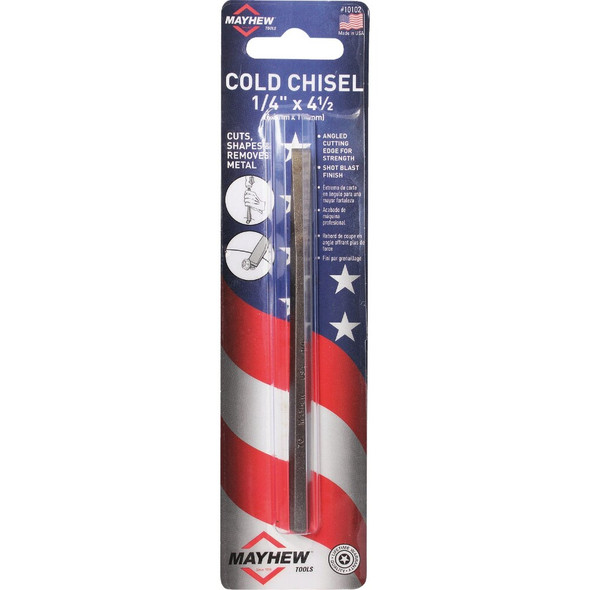 Mayhew Tools 1-4 In. x 4-1-2 In. Cold Chisel 10102 340205