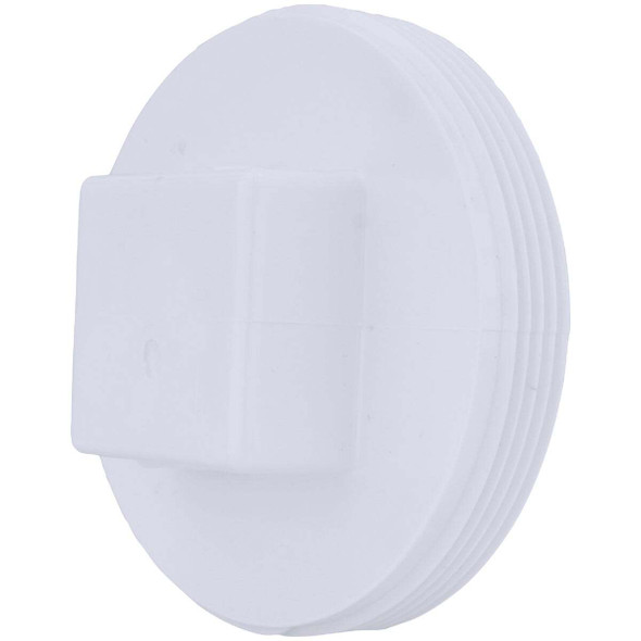 Charlotte Pipe 4 In. Schedule 40 DWV Cleanout PVC Plug PVC 00106  1200HA