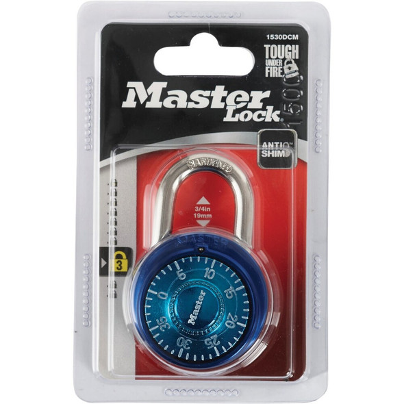 Master Lock 1-7-8 In. Laminated Steel Combination Lock 1530DCM 250090
