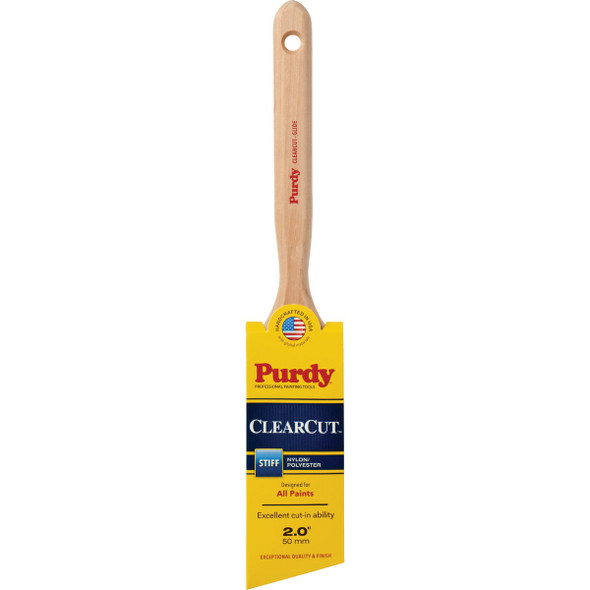 Purdy Clearcut Glide 2 In. Angular Trim Stiff Paint Brush 144152120