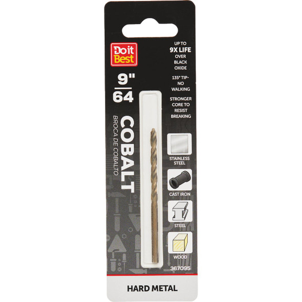Do it Best 9/64 In. Cobalt Drill Bit QJDIB-DB-035A