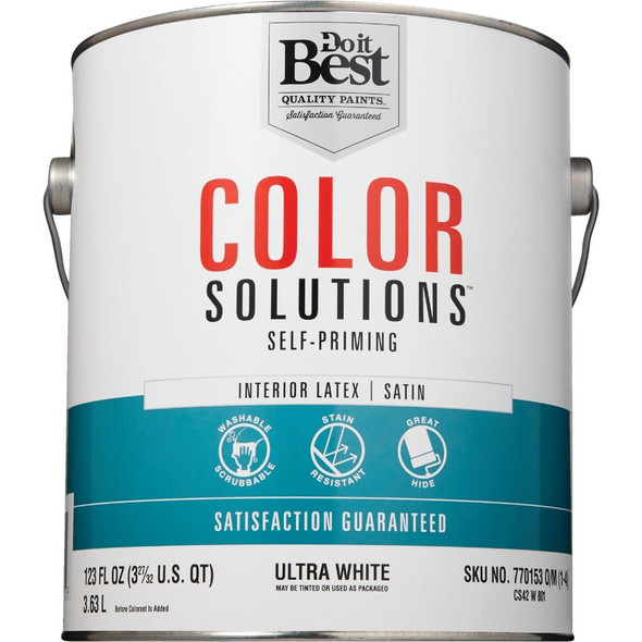 Color Solutions Int Sat Ultra Wht Paint CS42W0801-16 770153