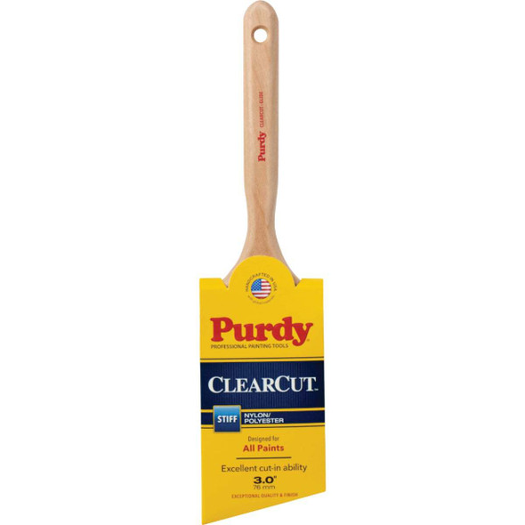 Purdy Clearcut Glide 3 In. Angular Wall Stiff Paint Brush 144152130