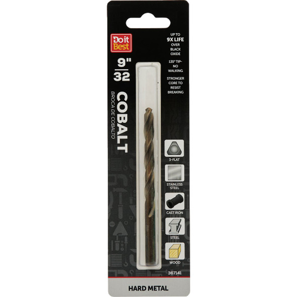 Do it Best 9/32 In. Cobalt Drill Bit QJDIB-DB-039B