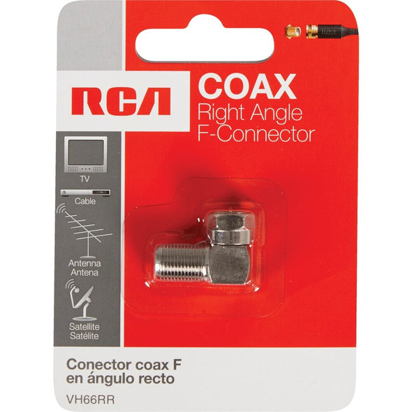 RCA Right Angle Coaxial F-Connector VH66RR 522511
