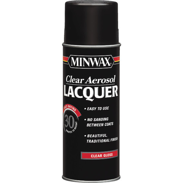 Minwax 11.5 Oz. Clear Gloss Spray Lacquer 152000000