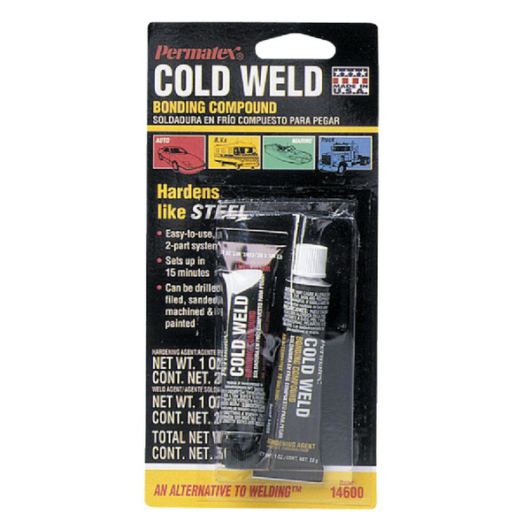 PERMATEX 1 Oz. Cold Weld Bonding Compound Epoxy 14600