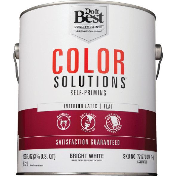 Color Solutions Int Flt Bright Wht Paint CS46W0726-16 771770