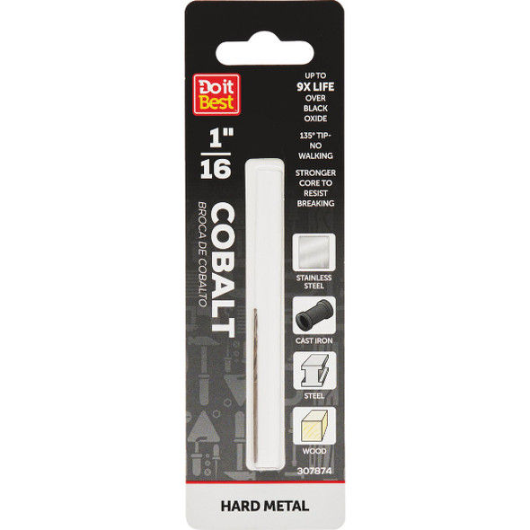 Do it Best 1/16 In. Cobalt Drill Bit QJDIB-DB-033A
