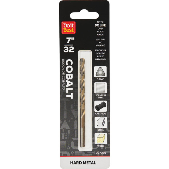 Do it Best 7/32 In. Cobalt Drill Bit QJDIB-DB-038