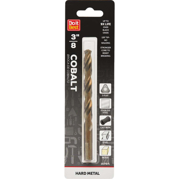 Do it Best 3/8 In. Cobalt Drill Bit QJDIB-DB-041