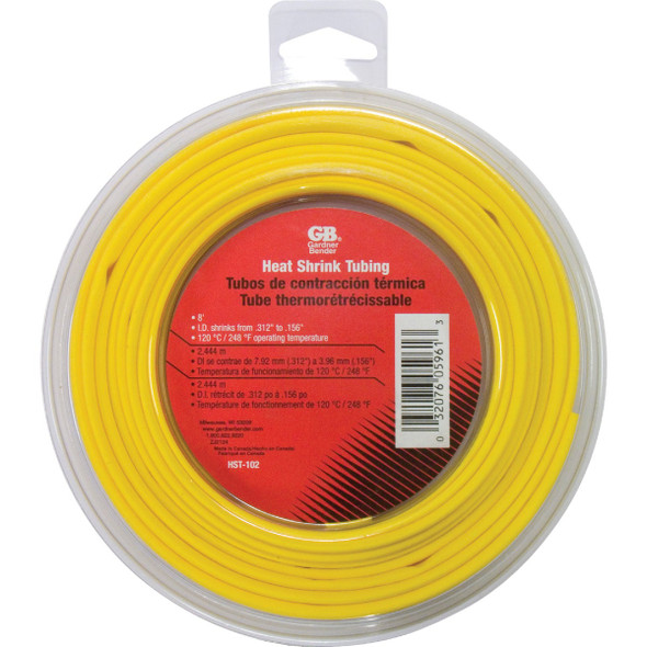 Gardner Bender PVC 8 Ft. Heat Shrink Tubing HST-102