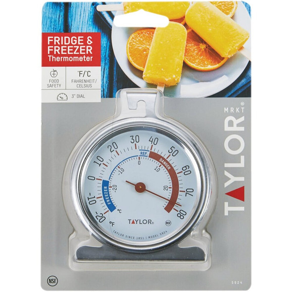 Taylor Classic Freezer Or Refrigerator Kitchen Thermometer 5924 603481