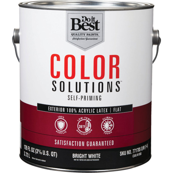 Color Solutions Ext Flt Bright Wht Paint CS45W0950-16