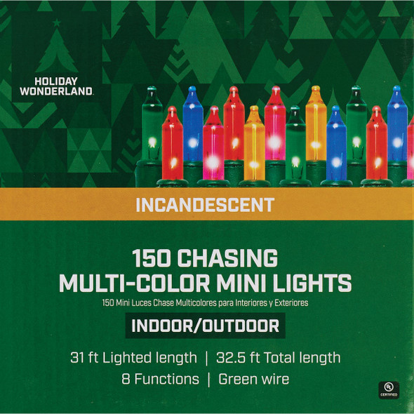 Home Impressions Multi 150-Bulb Mini Incandescent Chasing Light Set KT-2024-B03 905380