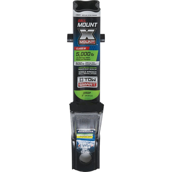TowSmart X-Mount Class III 8 In. Drop Hitch Draw Bar, 5000 Lb. Capacity 7424 579432