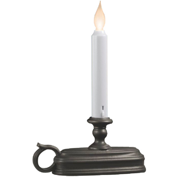 Xodus Deluxe 6 In. W. x 9 In. H. x 1.75 In. D. Aged Bronze LED Battery Operated Candle Xodus Deluxe 6 In. W. x 9 In. H. x 1.75 In. D. Aged Bronze LED Battery Operated Candle